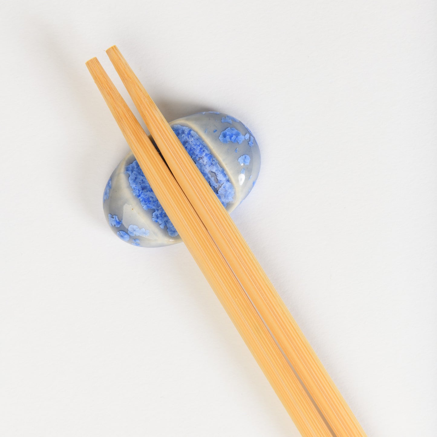 Chopstick Rest - Crystal Blue