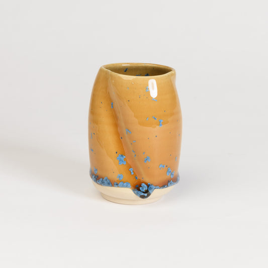 Mini Vase - Amber Swirl