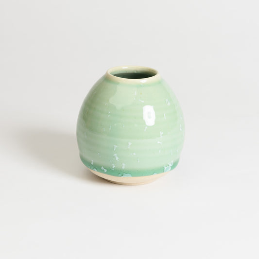 Mini Vase - Green Round