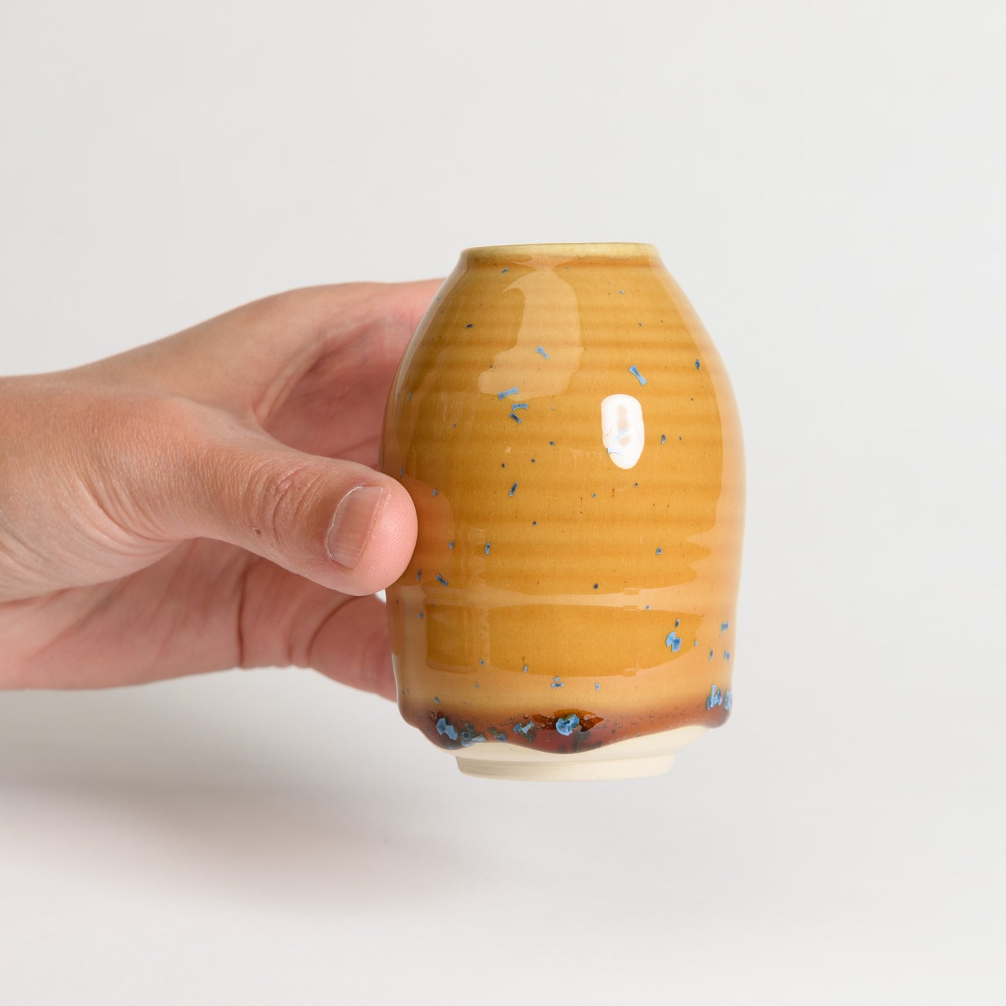Mini Vase - Amber Jar