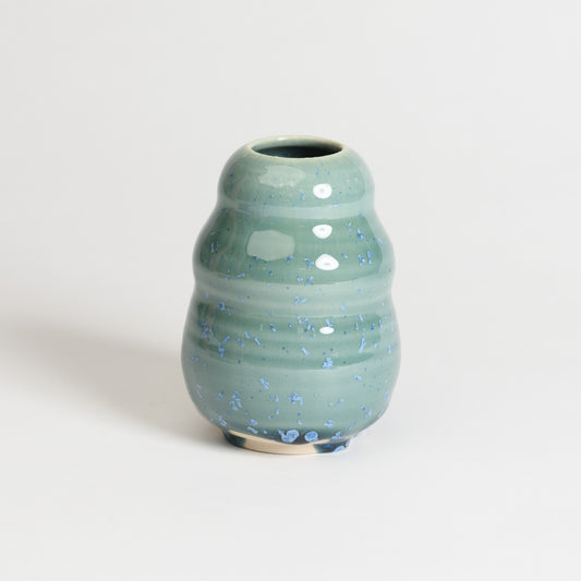 Mini Vase - Teal Bellied