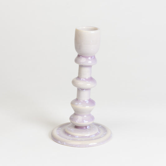 Tall Candlestick - Crystal Lilac (second)