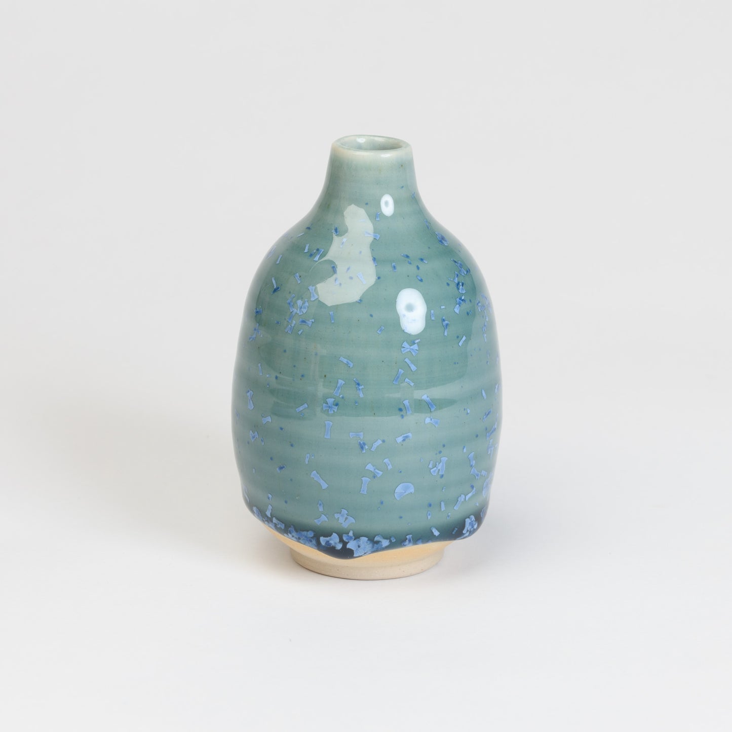 Mini Vase - Teal Bottle