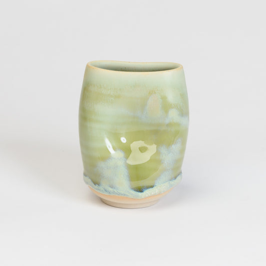 Mini Vase - Seafoam Green Dimpled