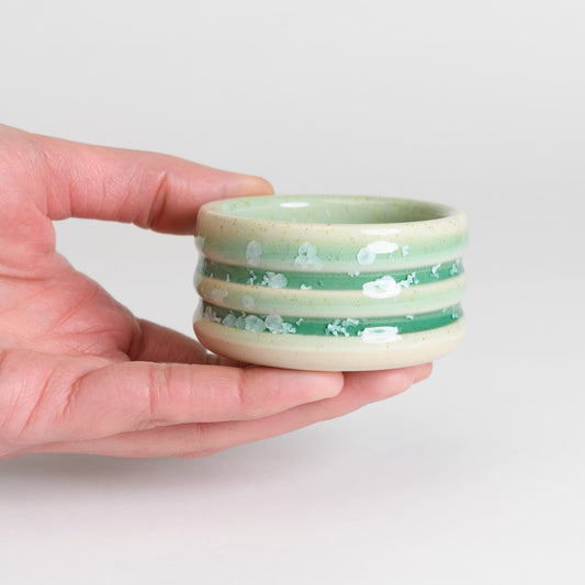 Tealight Holder - Crystal Mint