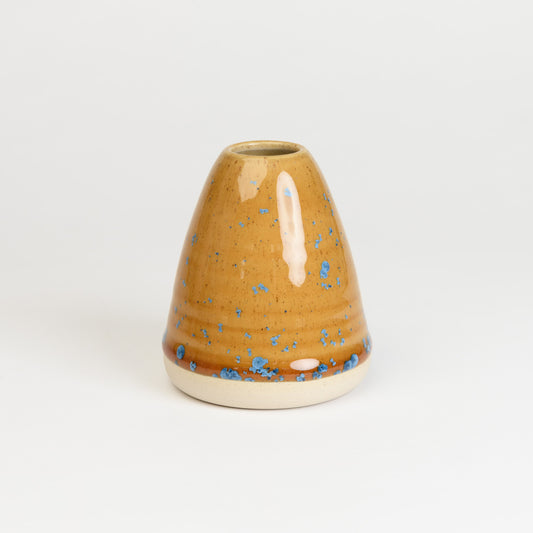 Mini Vase - Amber Cone