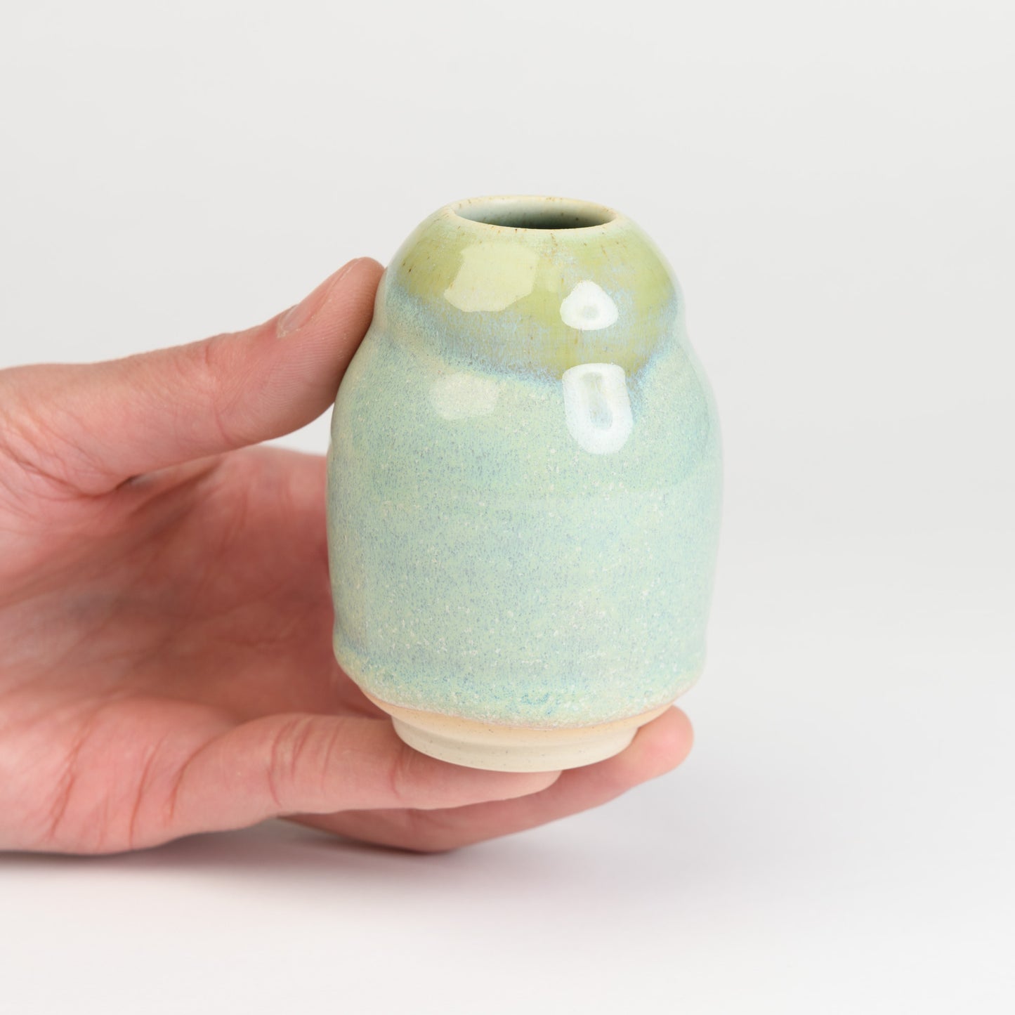 Mini Vase - Seafoam Gourd