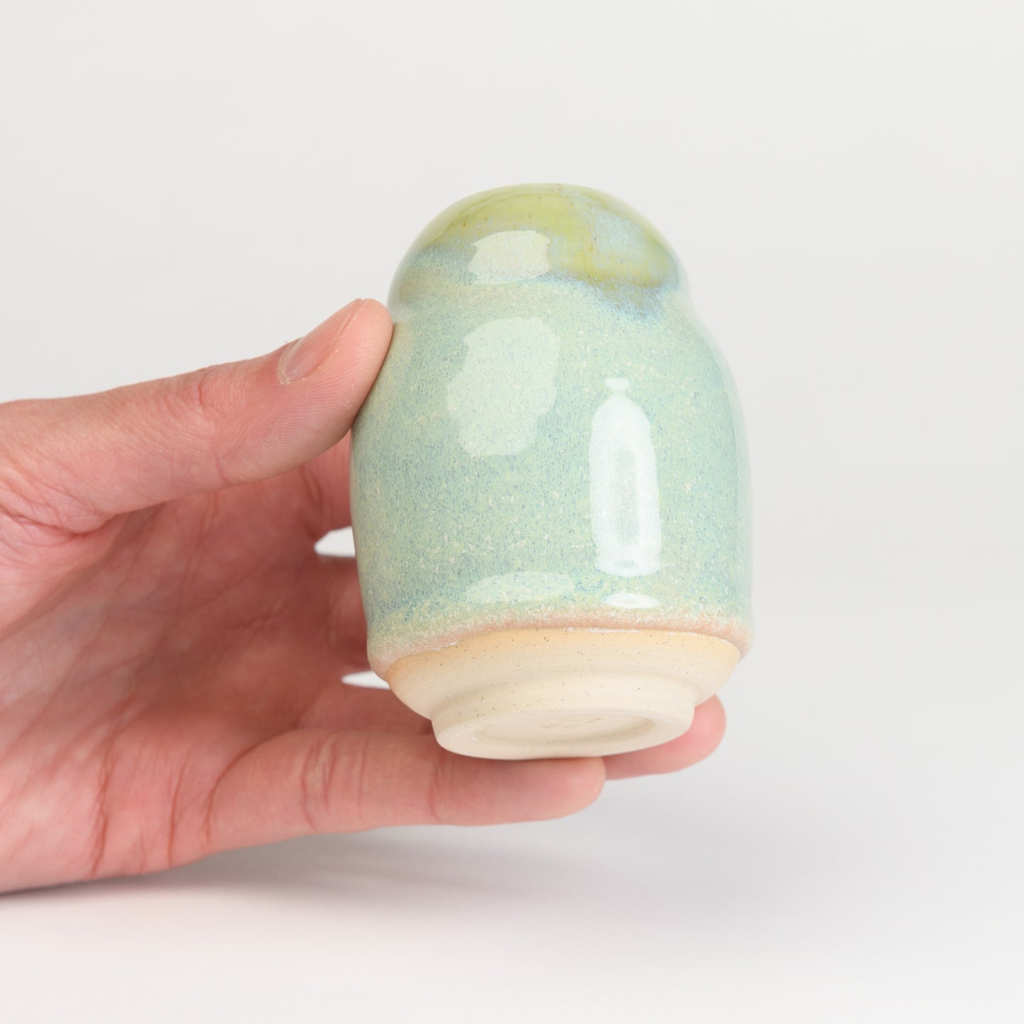 Mini Vase - Seafoam Gourd
