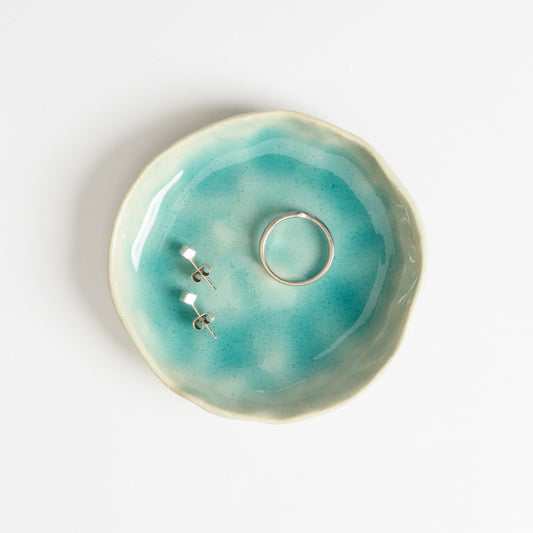 Jewellery Dish - Jelly Turquoise