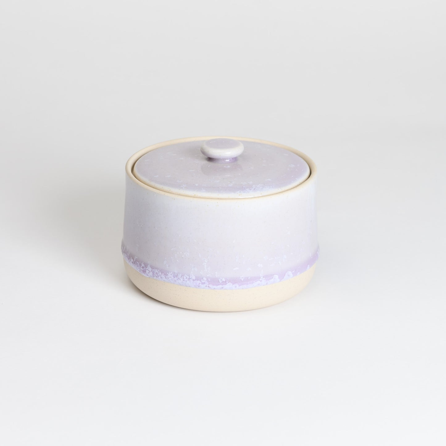 Salt/Sugar Pot - Crystal Lilac