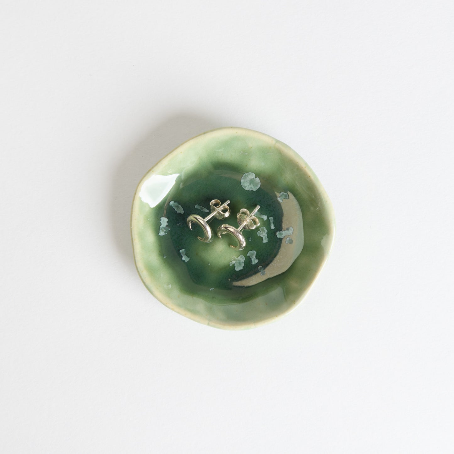 Ring Dish - Crystal Moss