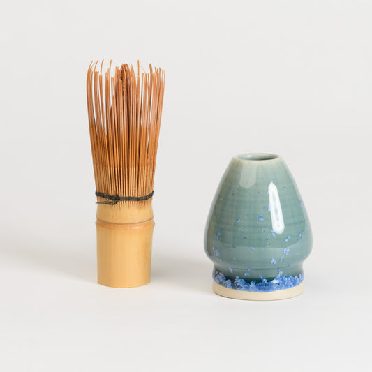 Matcha Whisk Holder - Crystal Teal
