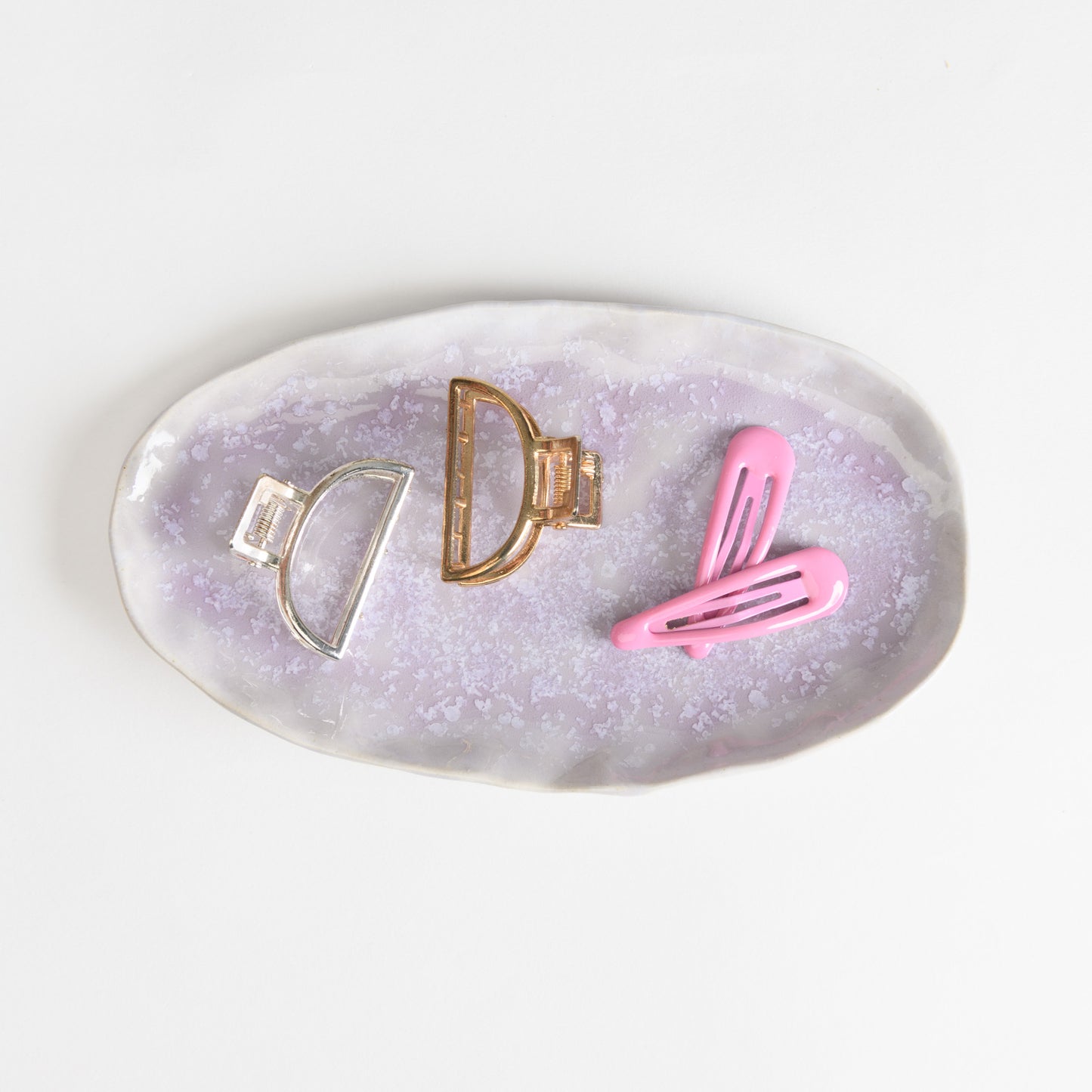 Oval Tray - Crystal Lilac