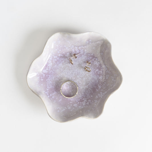 Jewellery Dish Wavy - Crystal Lilac