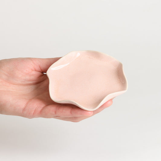 Jewellery Dish Wavy - Pink