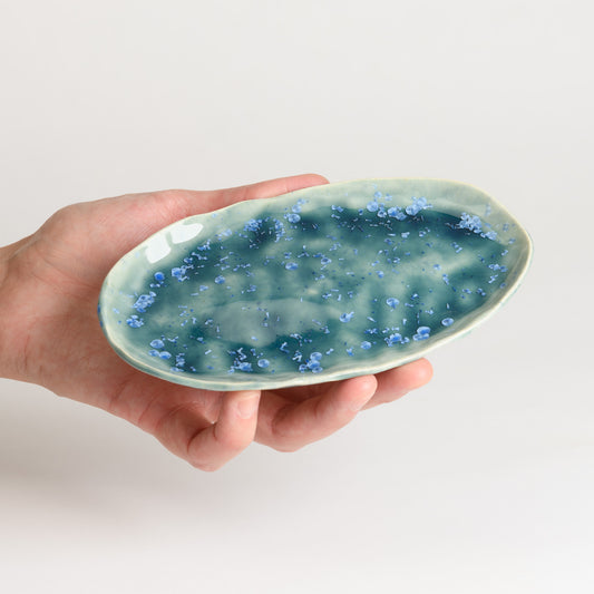 Oval Tray - Crystal Teal (second)