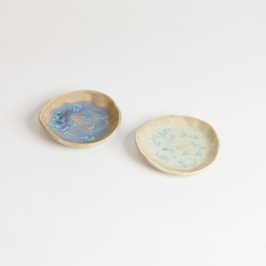Set of 2 Ring Dishes - Moonstone and Opal (second)