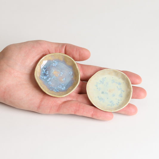 Set of 2 Ring Dishes - Moonstone and Opal (second)