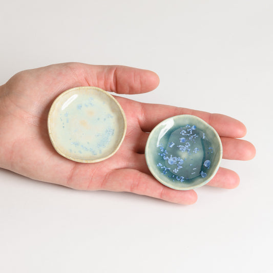 Set of 2 Ring Dishes - Opal and Teal (second)