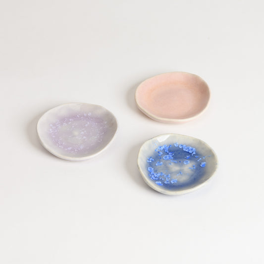 Set of 3 Ring Dishes - Lilac, Pink, Blue (second)