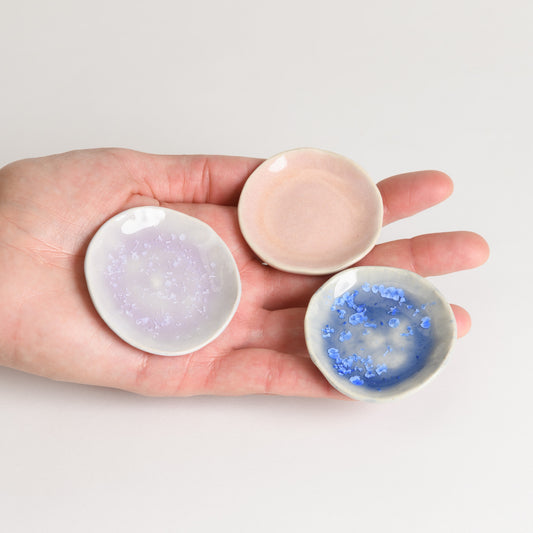 Set of 3 Ring Dishes - Lilac, Pink, Blue (second)