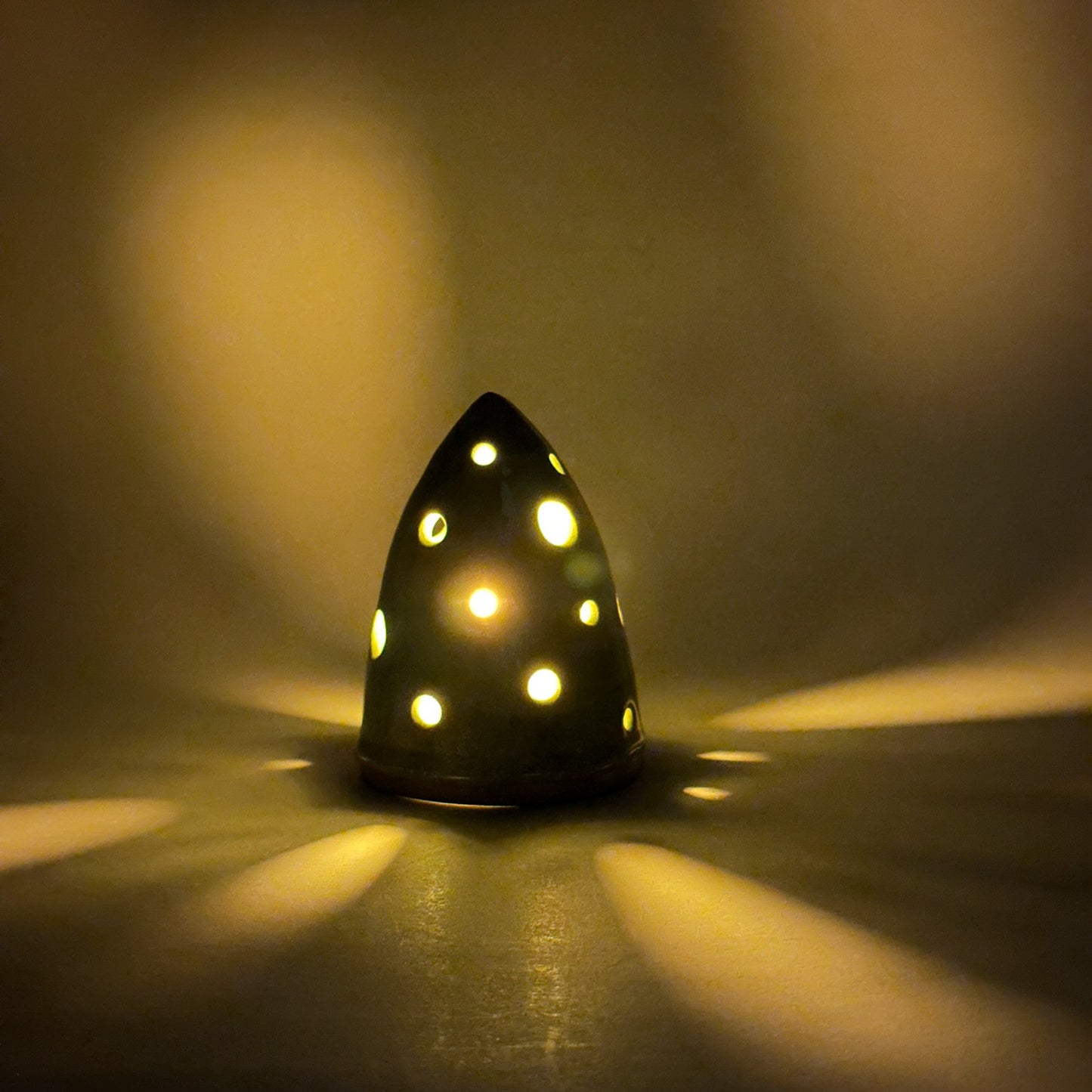 Christmas Tree - Carved Small Seafoam