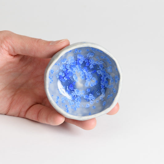 Tealight Holder - Crystal Blue