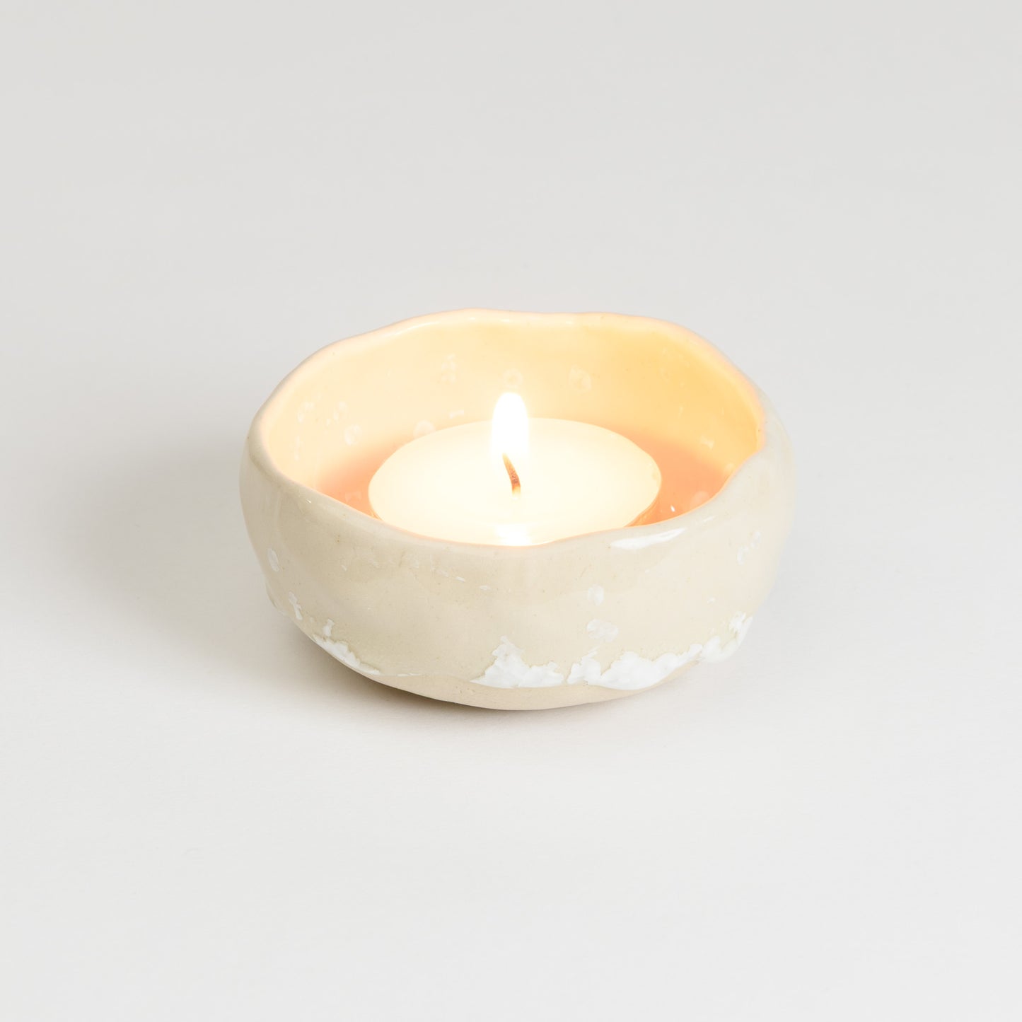 Tealight Holder - Crystal Natural