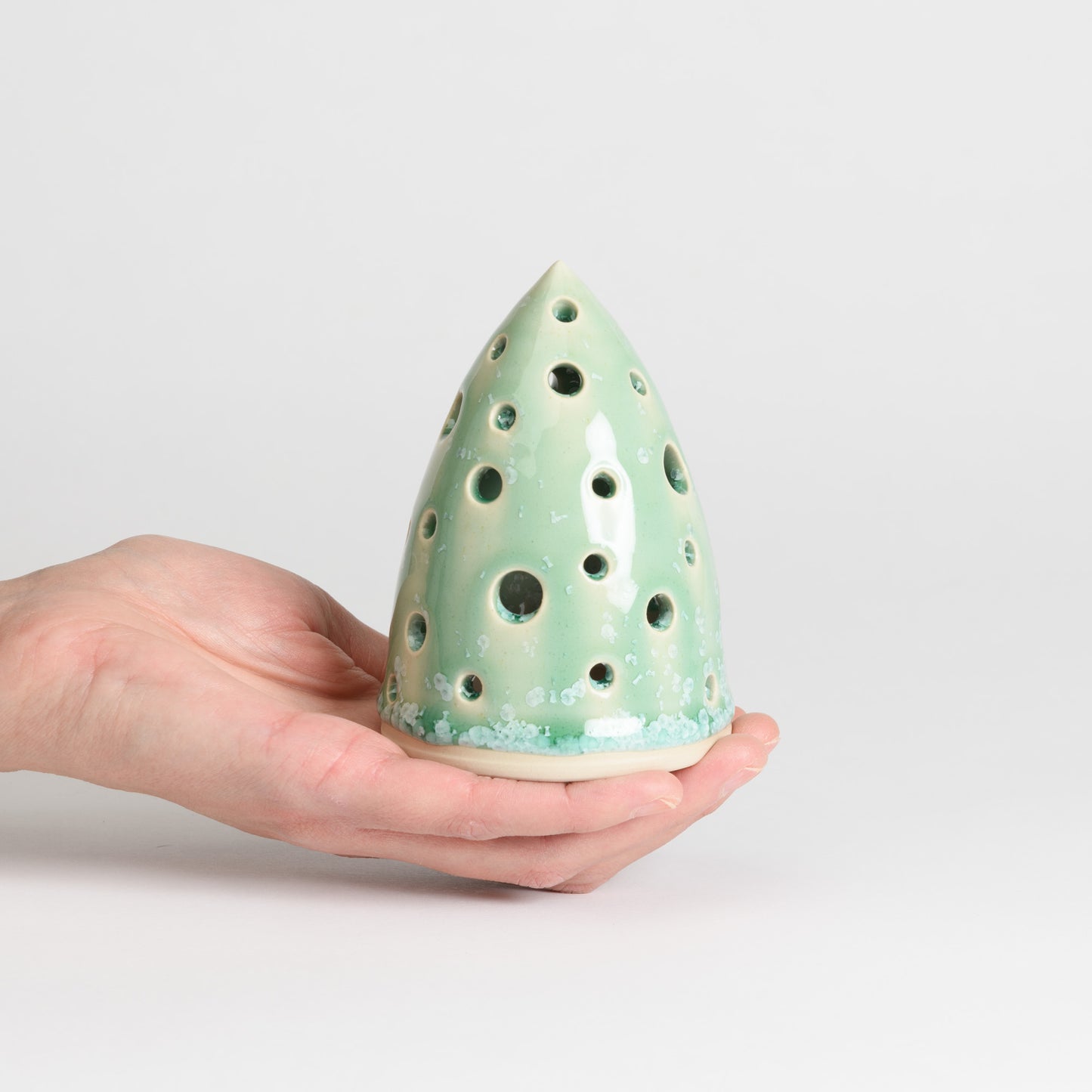 Christmas Tree - Carved Medium Mint