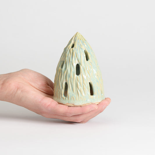 Christmas Tree - Carved Medium Seafoam