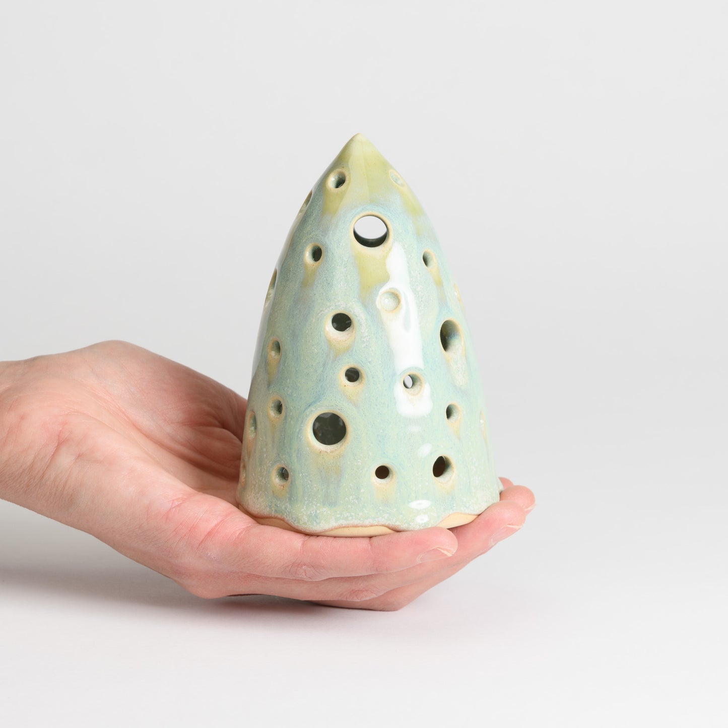 Christmas Tree - Carved Medium Seafoam