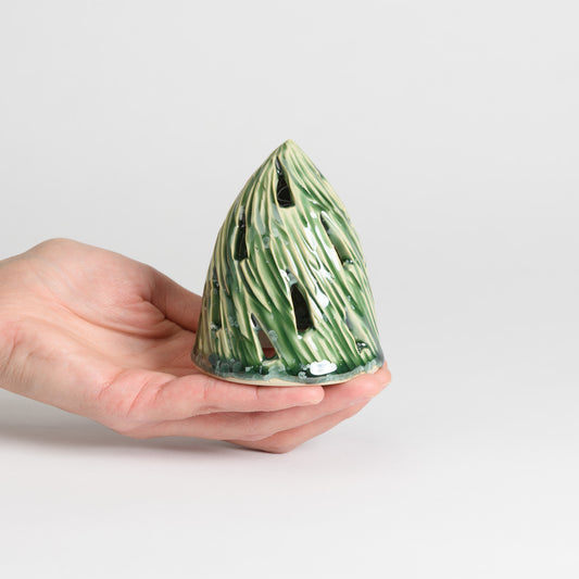 Christmas Tree - Carved Small Moss