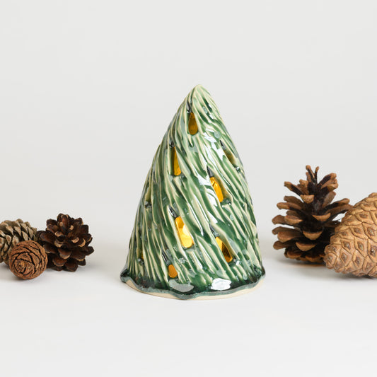 Christmas Tree - Carved Large Moss