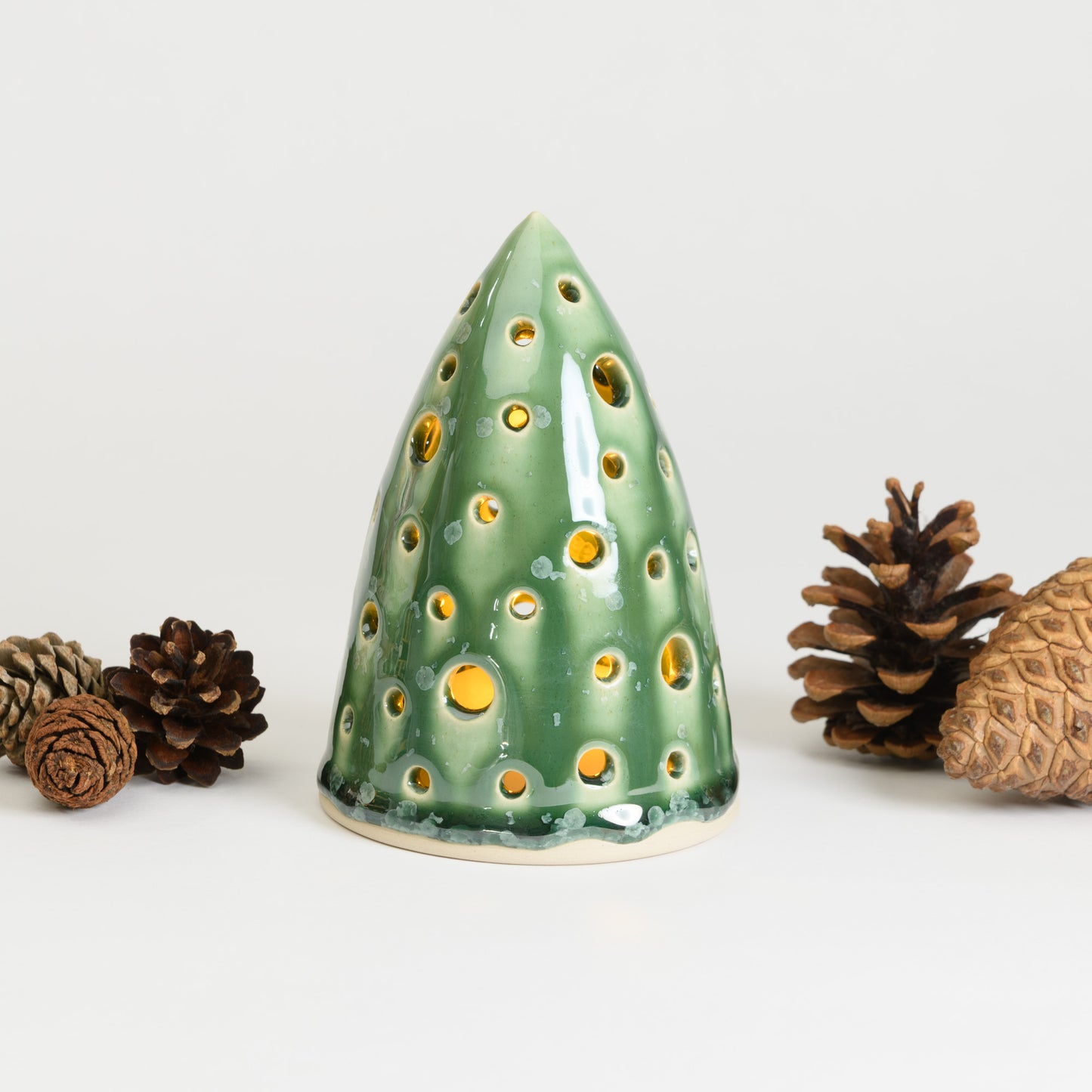 Christmas Tree - Carved Large Moss