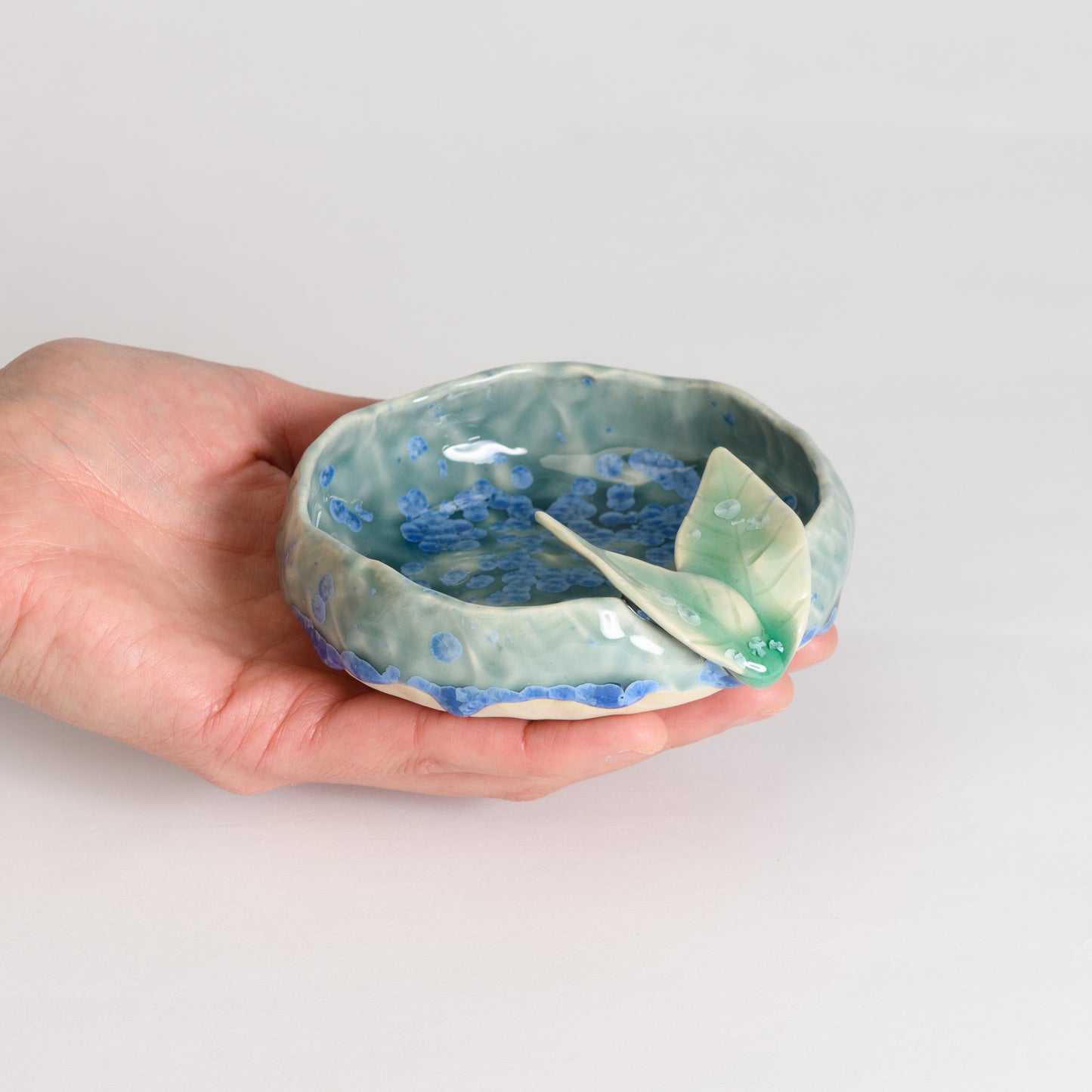 Tea Tidy Bowl - Crystal Teal