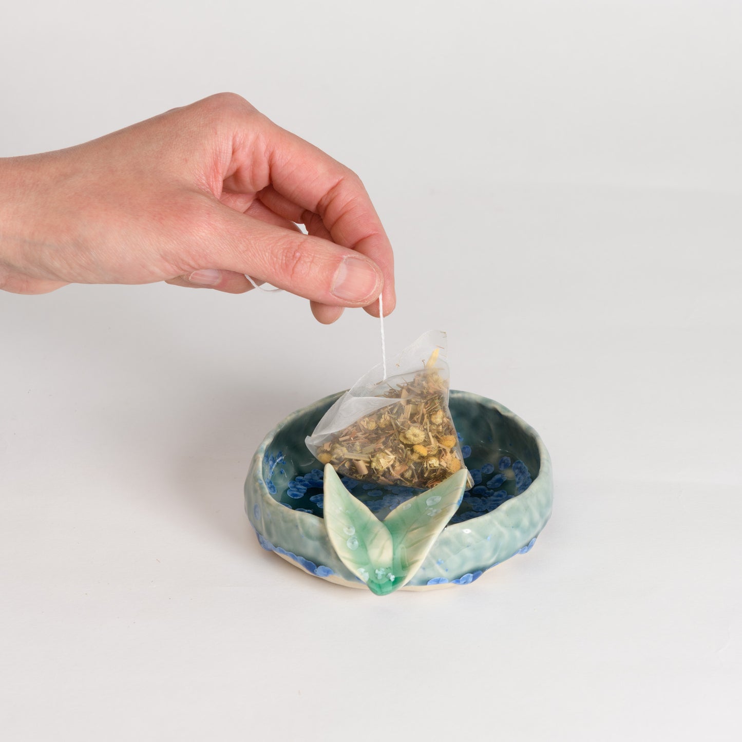 Tea Tidy Bowl - Crystal Teal