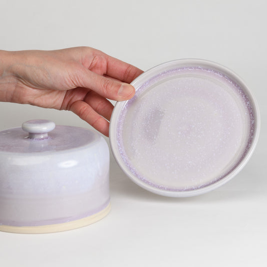 Butter Dish - Crystal Lilac (second)