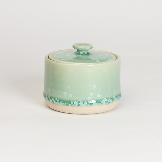 Salt / Sugar Pot - Crystal Mint (second)