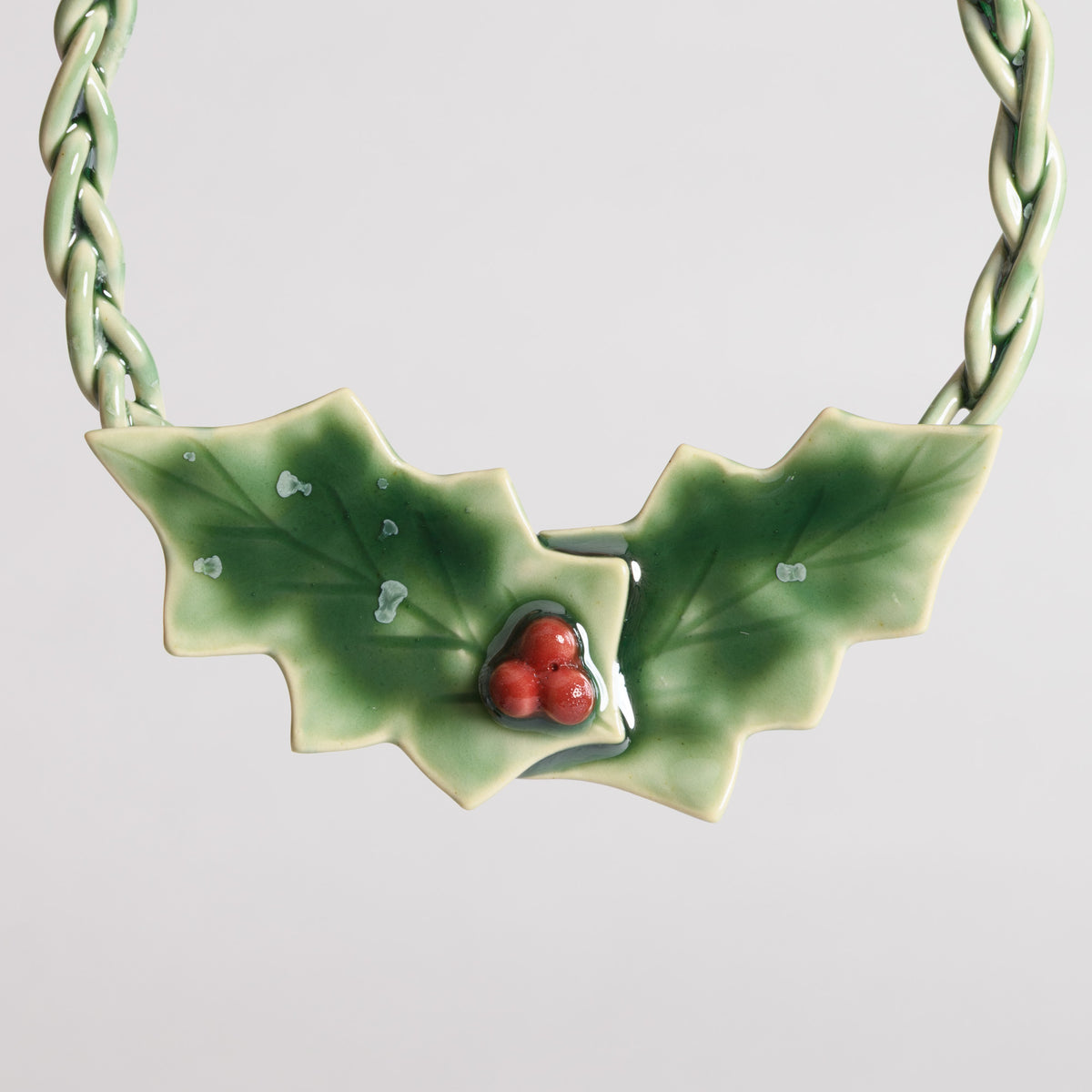 Wreath - Holly on Braid