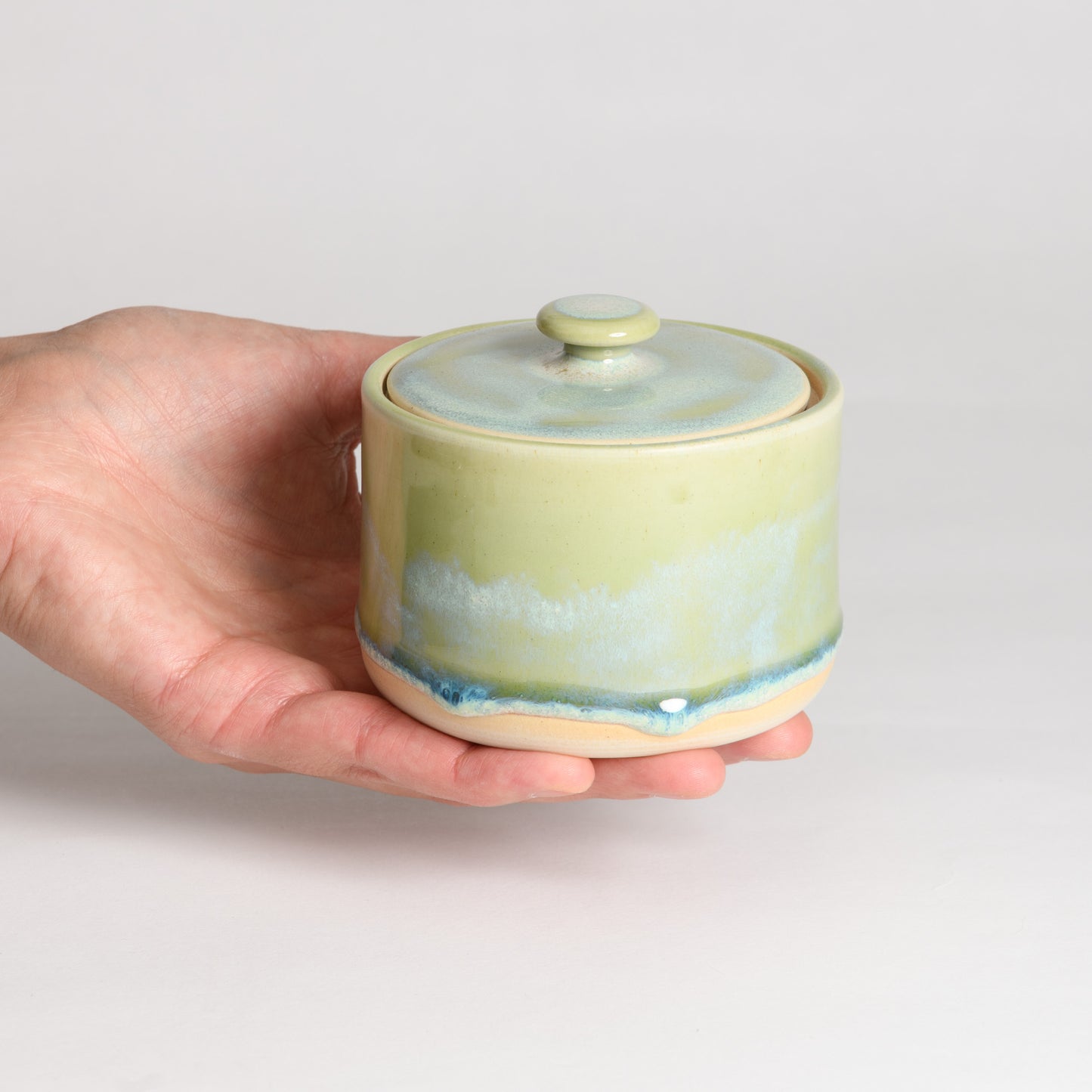 Salt/Sugar Pot - Seafoam
