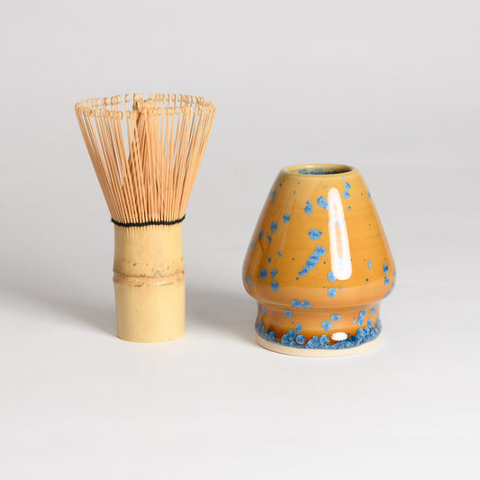 Matcha Whisk Holder - Crystal Amber