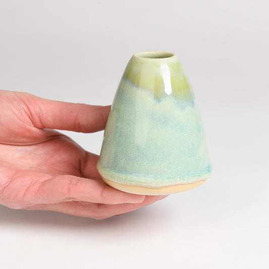 Mini Vase - Seafoam Cone