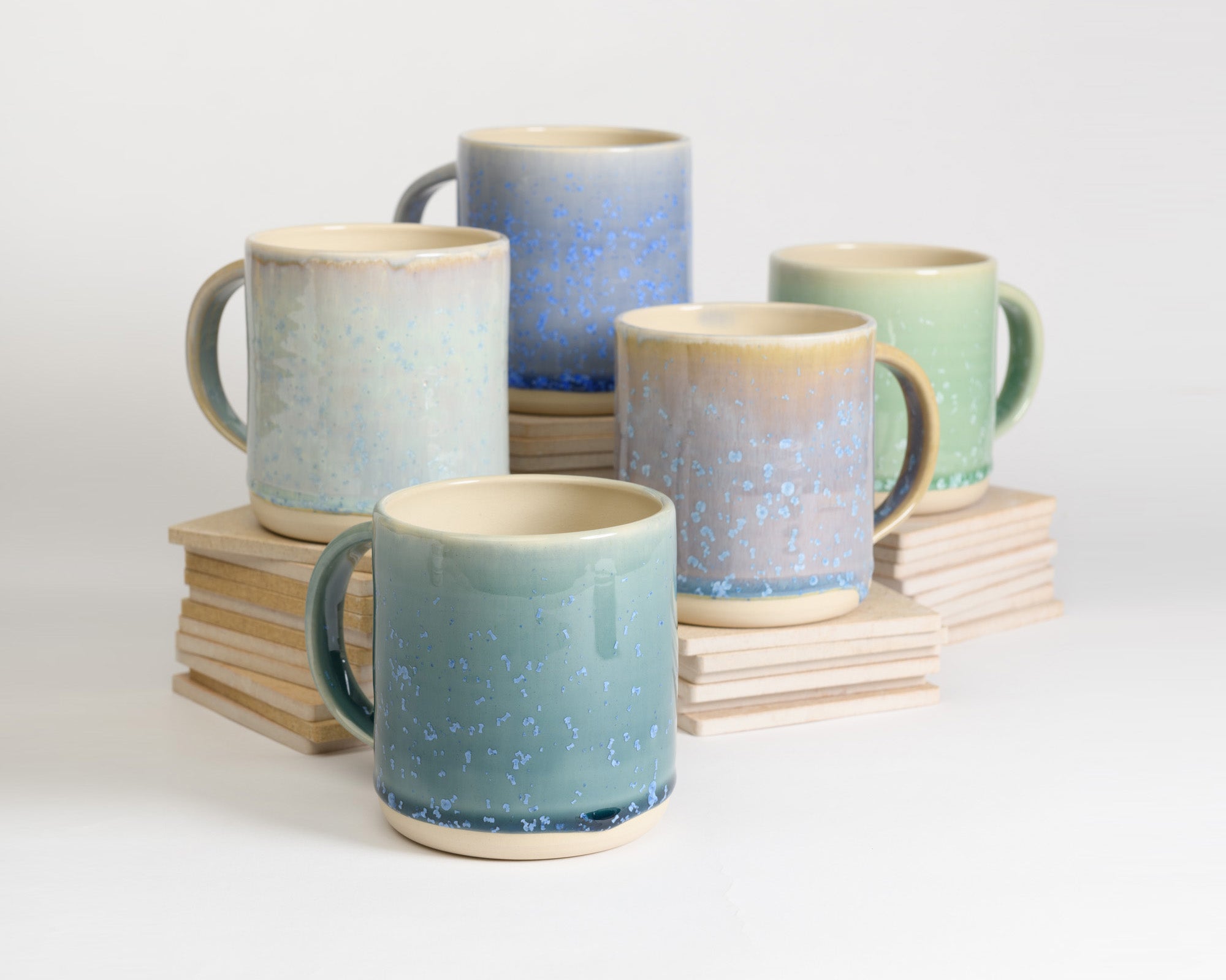 Handmade ceramic mugs