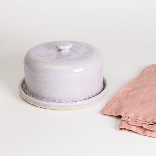 Butter Dish - Crystal Lilac