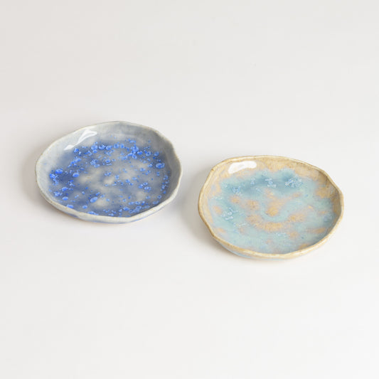 Set of 2 Jewellery Dishes - Blue and Moonstone (second)