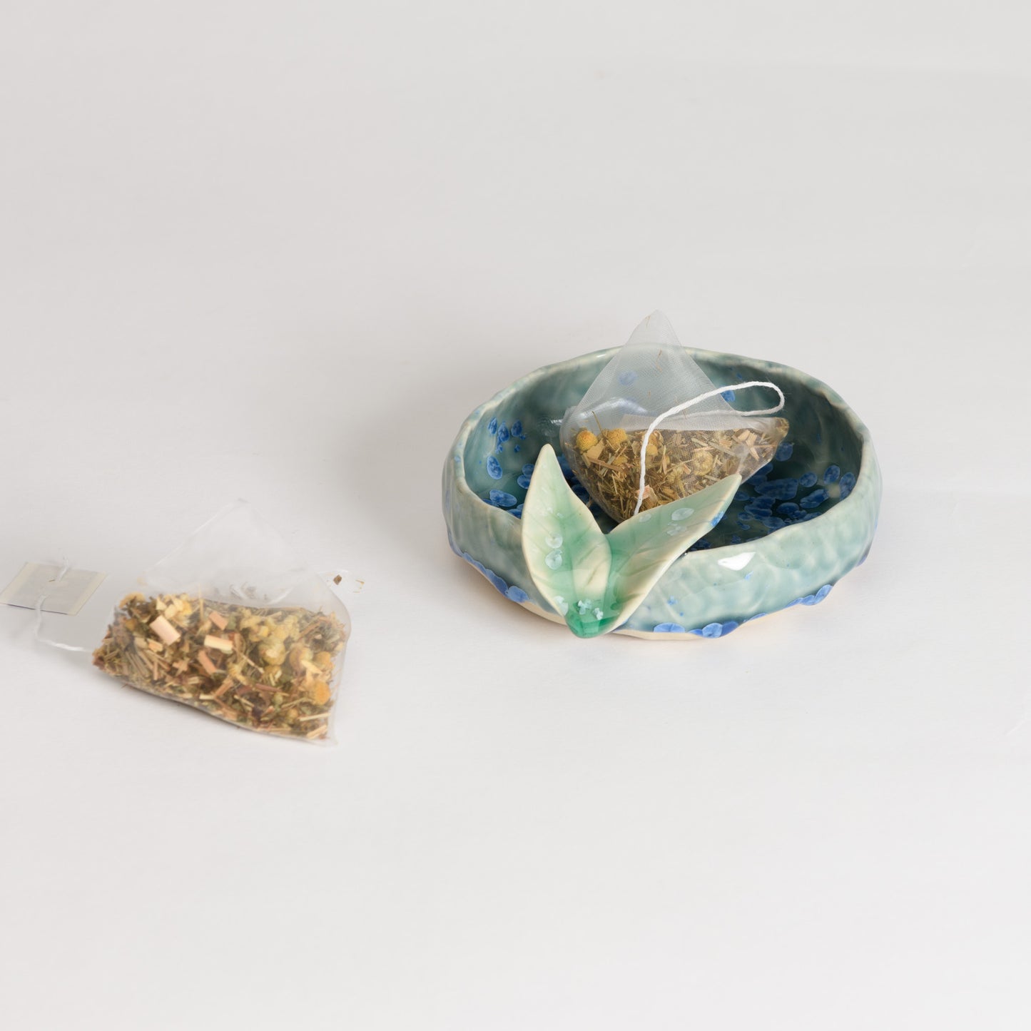 Tea Tidy Bowl - Crystal Teal