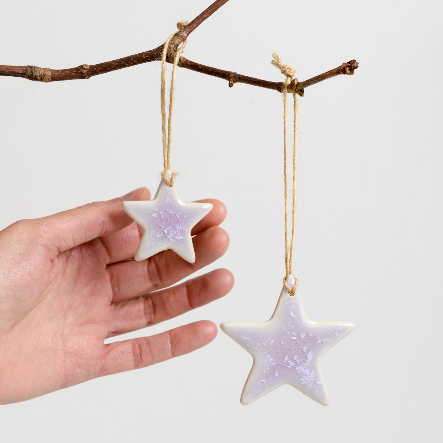 Christmas Ornament - Star - Crystal Lilac