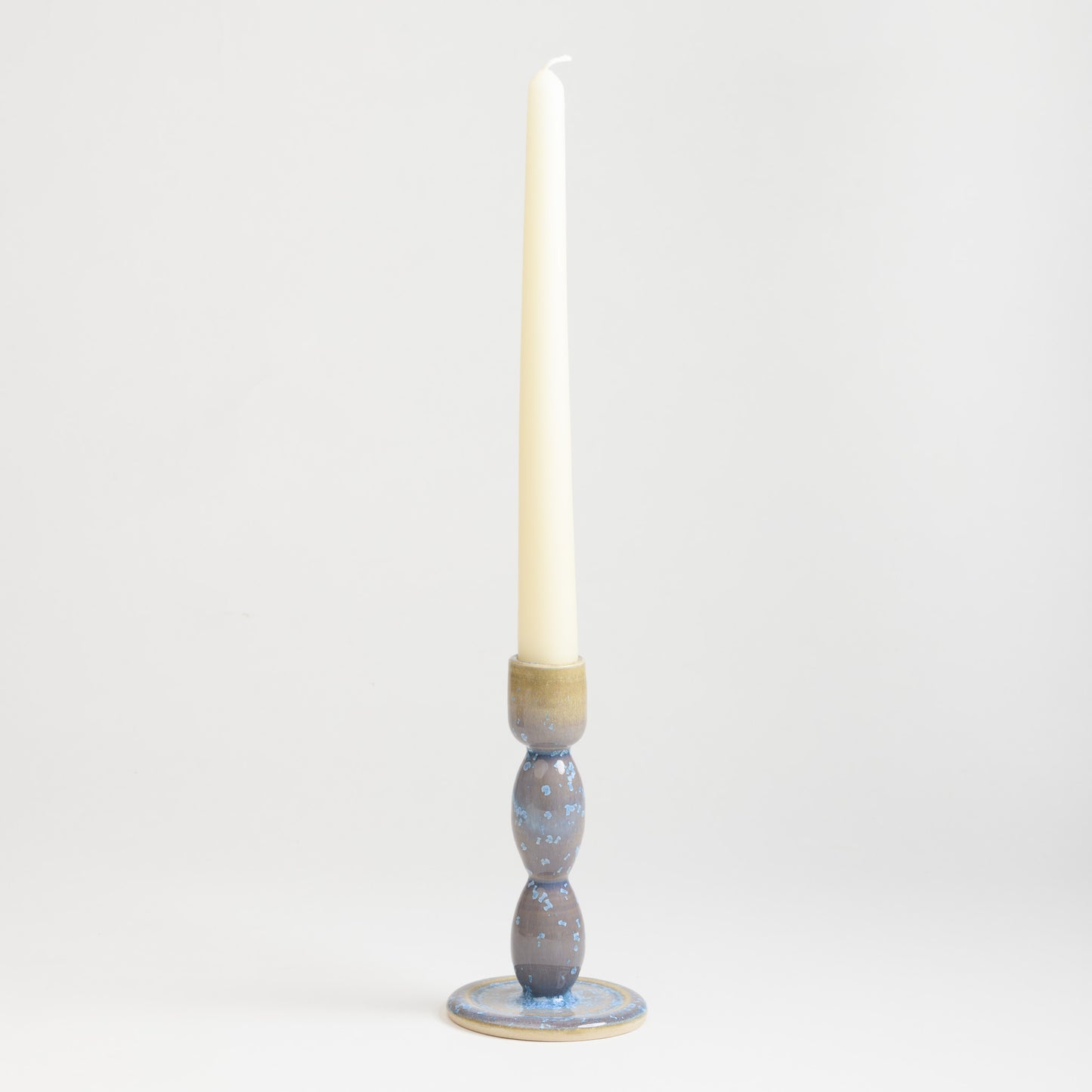 Tall Candlestick - Mermaid Moonstone