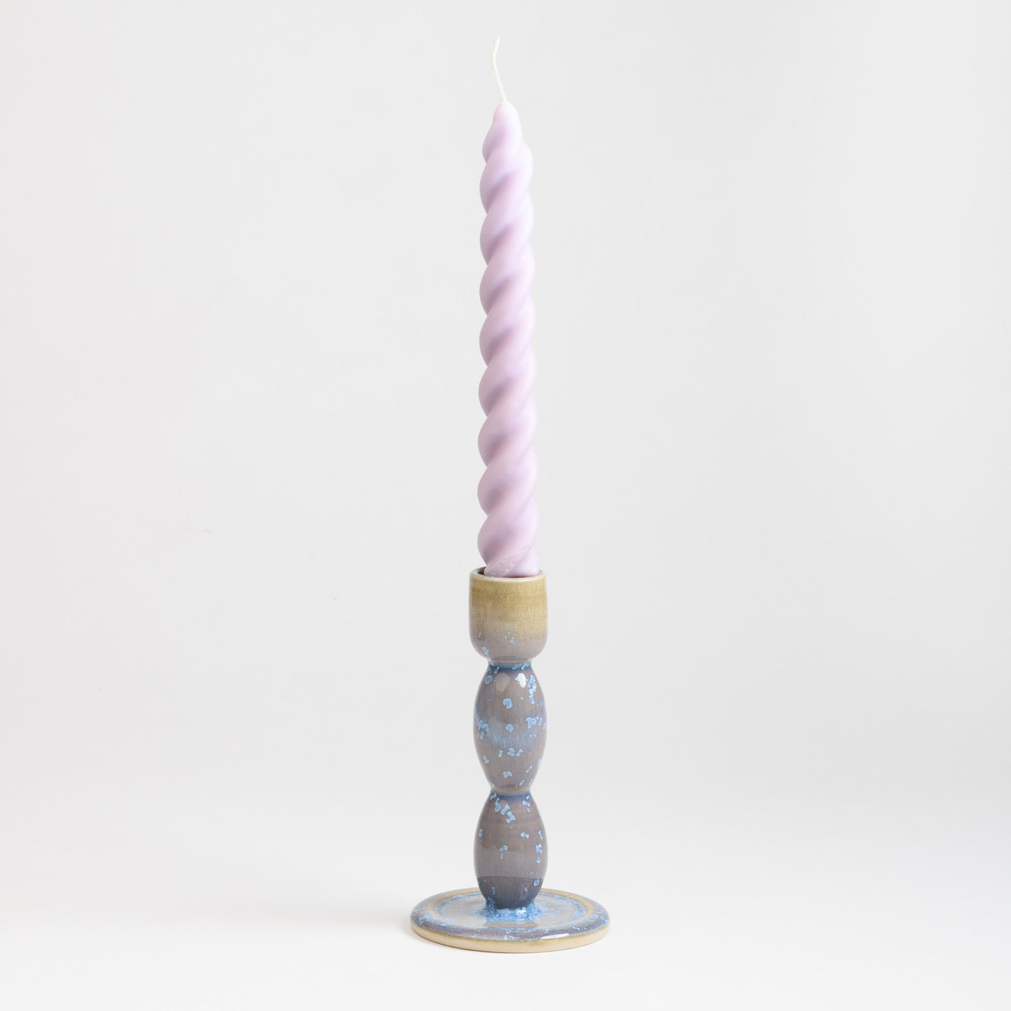 Tall Candlestick - Mermaid Moonstone