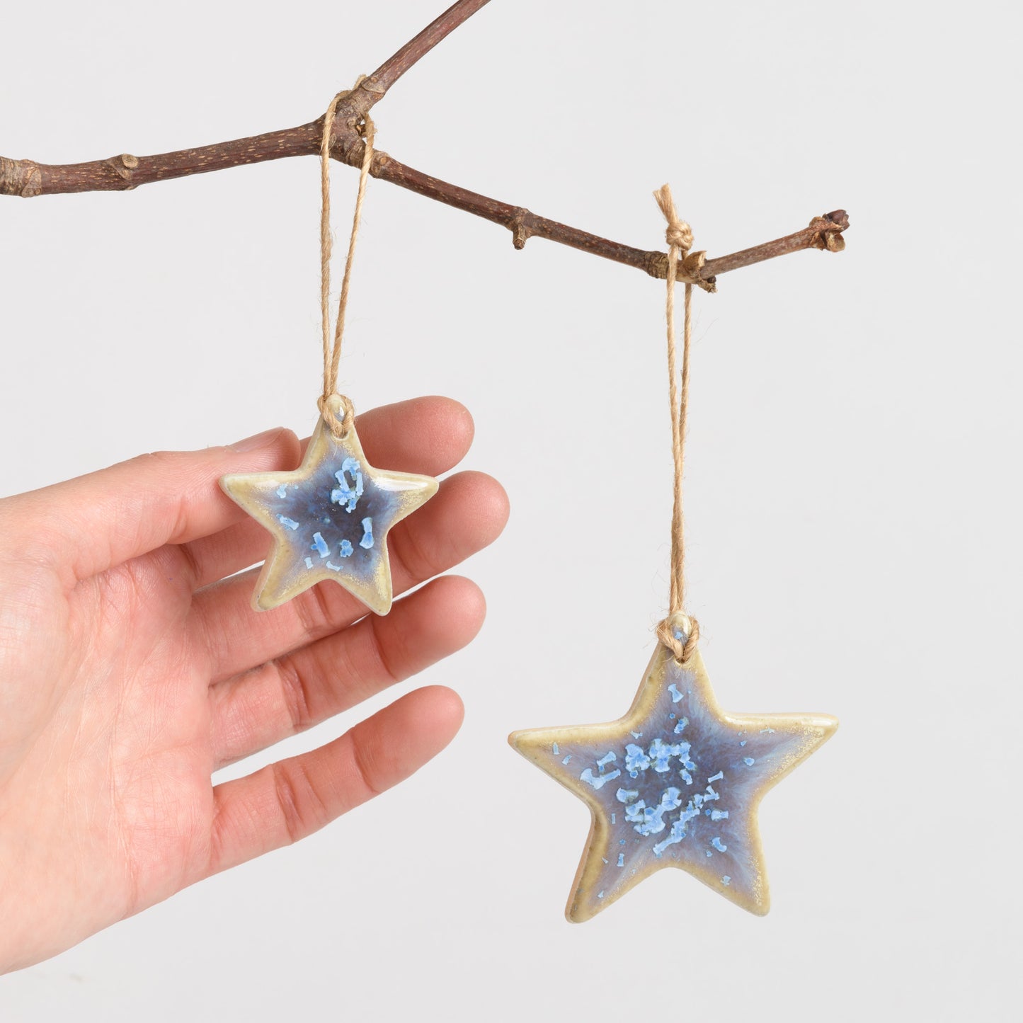 Christmas Ornament - Star - Mermaid Moonstone